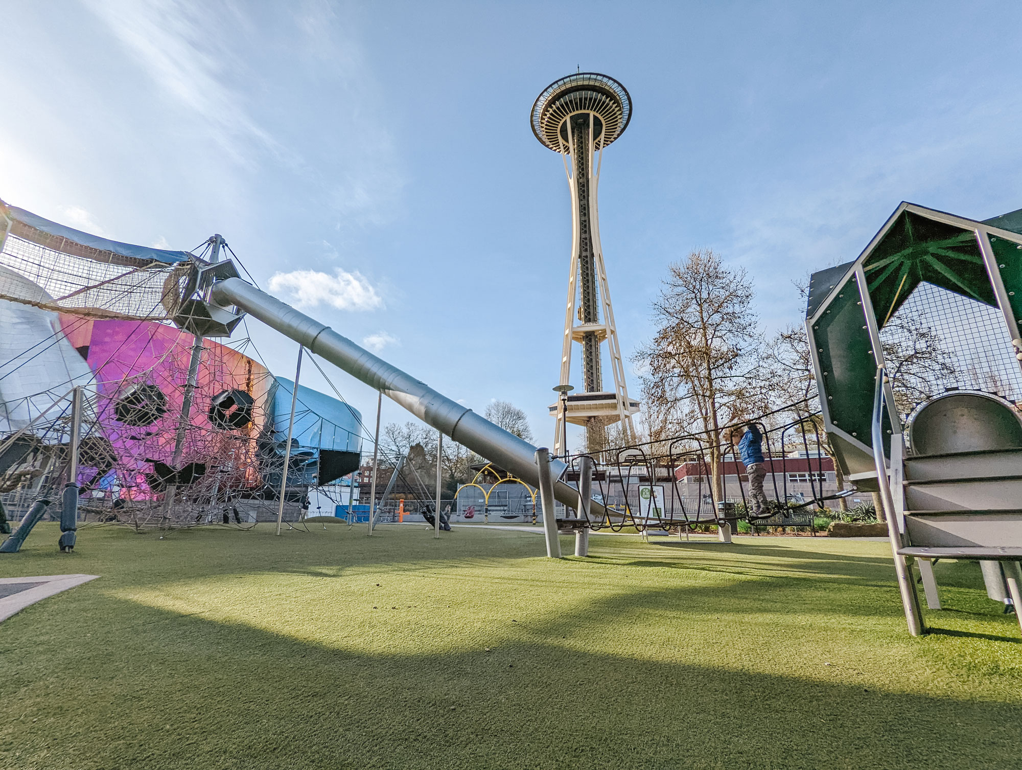 Discover playgrounds where Seattle's iconic structures meet fun and adventure.